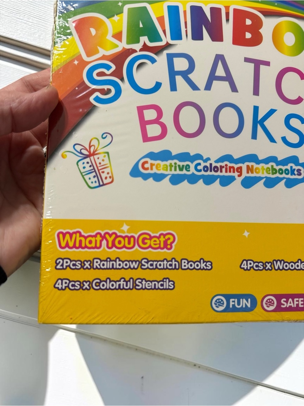 NWT Kids Craft Bundle Bluey Coloring & Rainbow Scratch Books - Picture 8 of 12